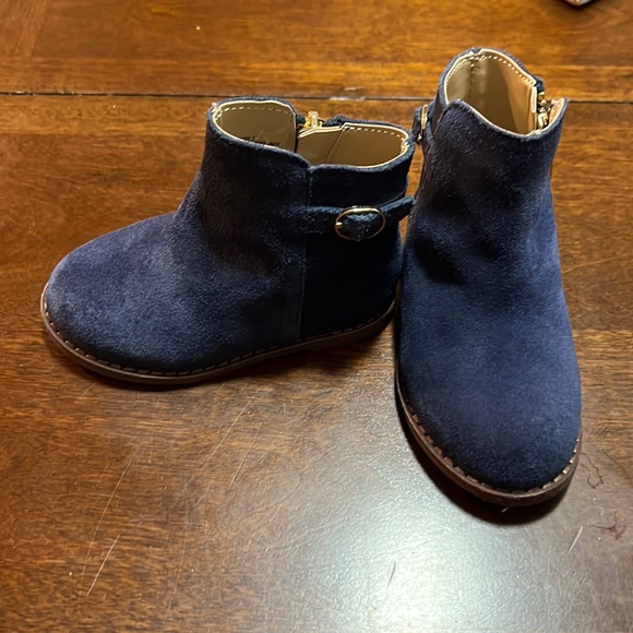 Janie and Jack Other - Janie and jack size 5 blue suede boots